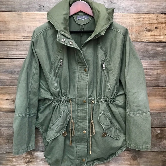 AZ Jackets & Blazers - AZ Design Khaki Jacket Large
